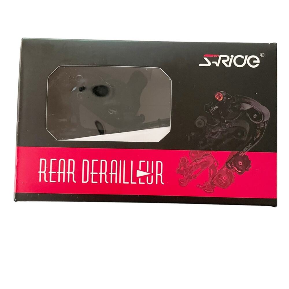 S-Ride Rear Derailleur Longcase 8sp Black‎ RD M200